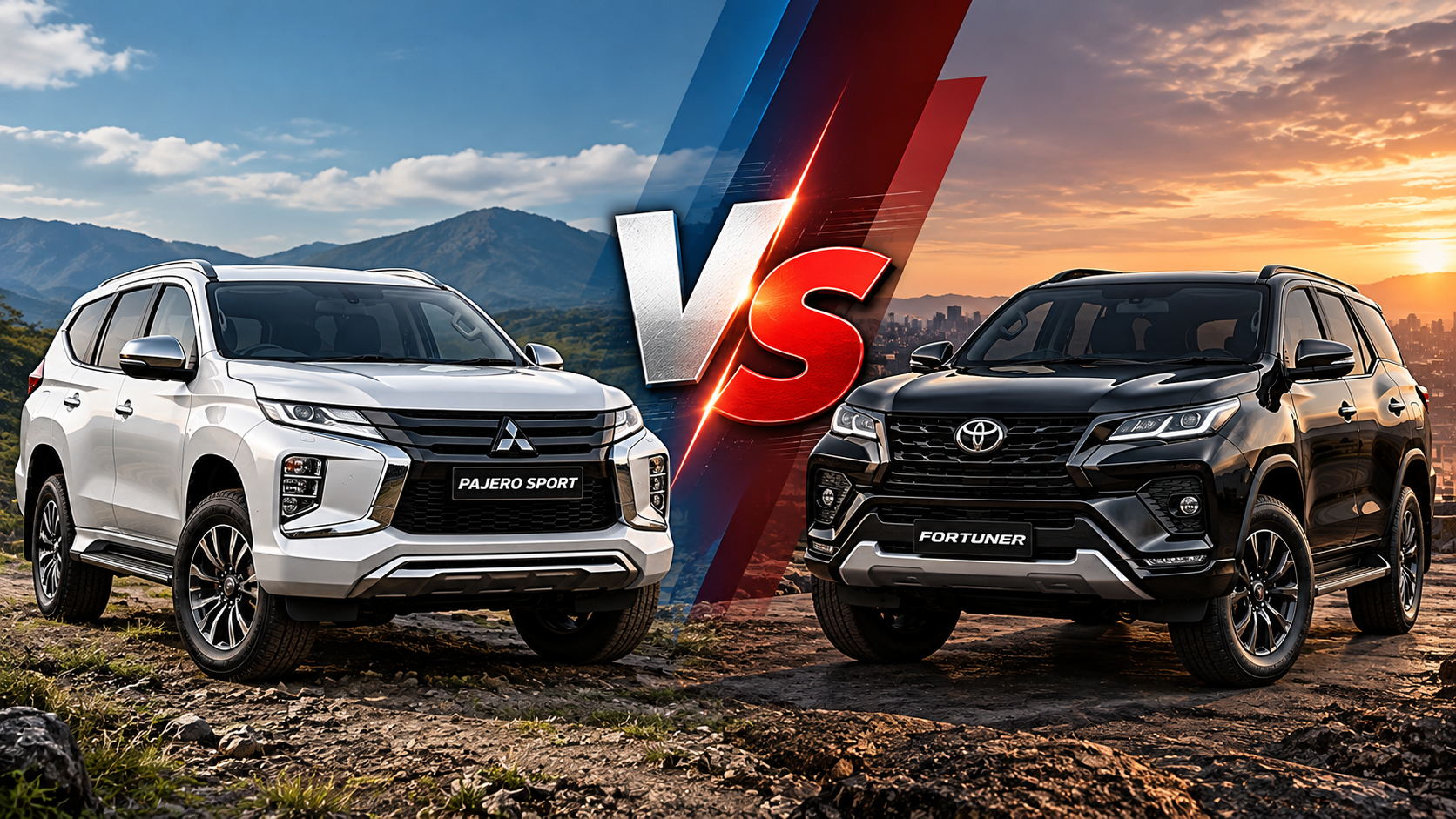 Karakter Mitsubishi Pajero Sport dan Toyota Fortuner