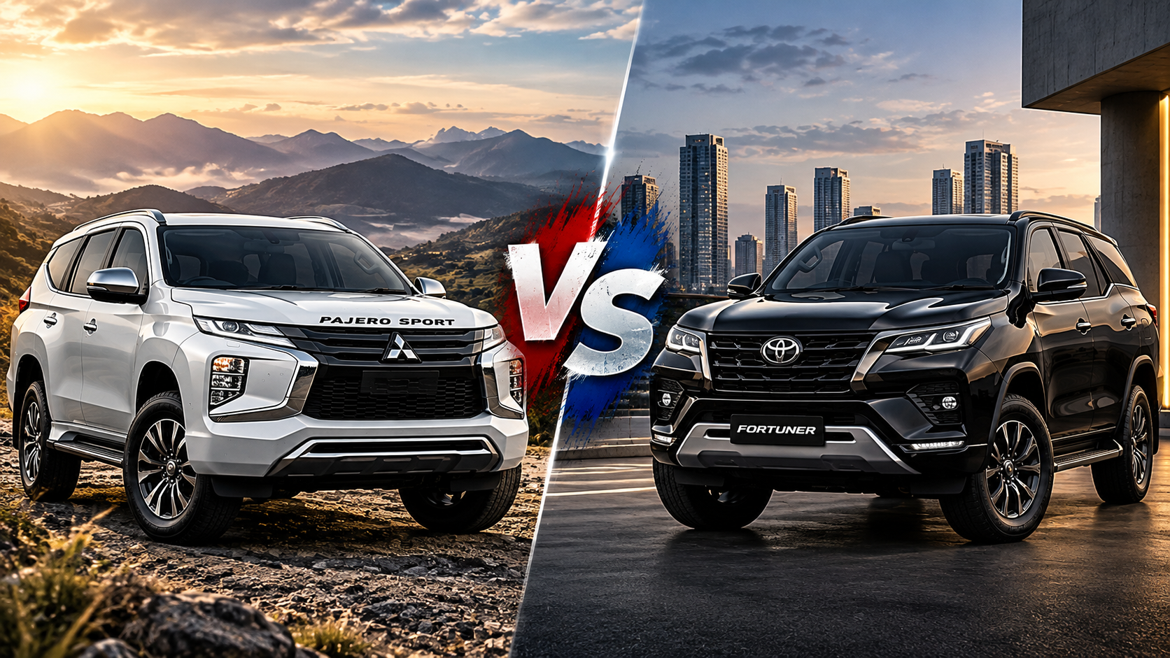 Desain Eksterior dan Interior Pajero vs Fortuner